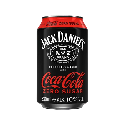 JACK DANIEL'S & Coke Zero 10 % Vol. - 330 ml