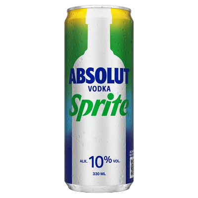 Absolut Sprite Zitrone-Limette 10 % Vol. - 330 ml