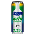 Absolut Sprite Zero Zitrone-Limette 10 % Vol. - 330 ml