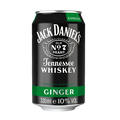 JACK DANIEL'S Whiskey & Ginger 10 % Vol. 0,33 l